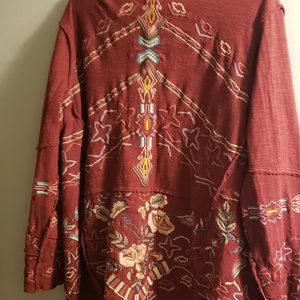 Embroidered Cardigan XL
